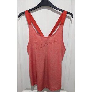 Nike | Elastika keyhole training tank in red